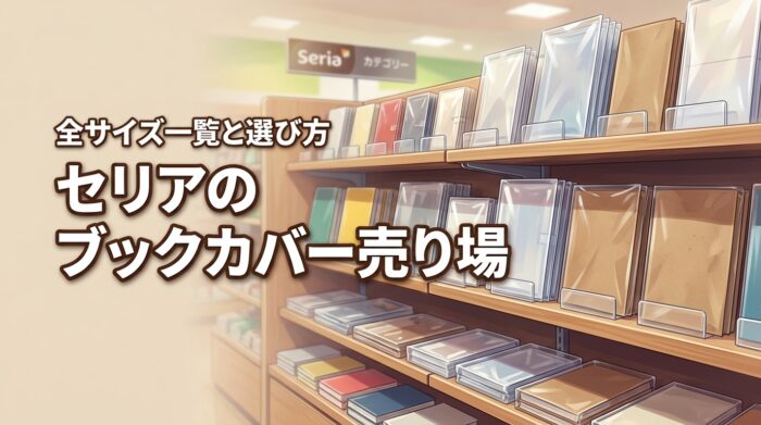 セリアのブックカバーの売り場の場所はここ！全サイズ一覧と失敗しない選び方を伝授